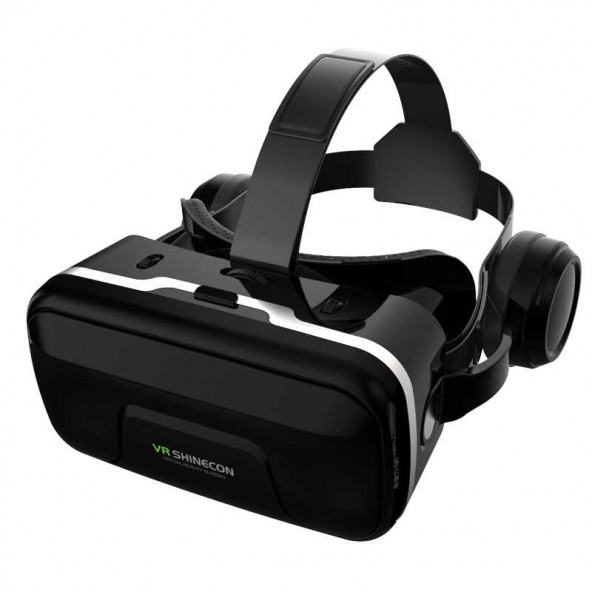 Vr Shinecon Sanal Gerçeklik Gözlüğü Kulaklıklı 3d Vr Filmler Video Oyunları Tüm Telefonlara Uyumlu G04EA 4.7-7.2 INCH - 4