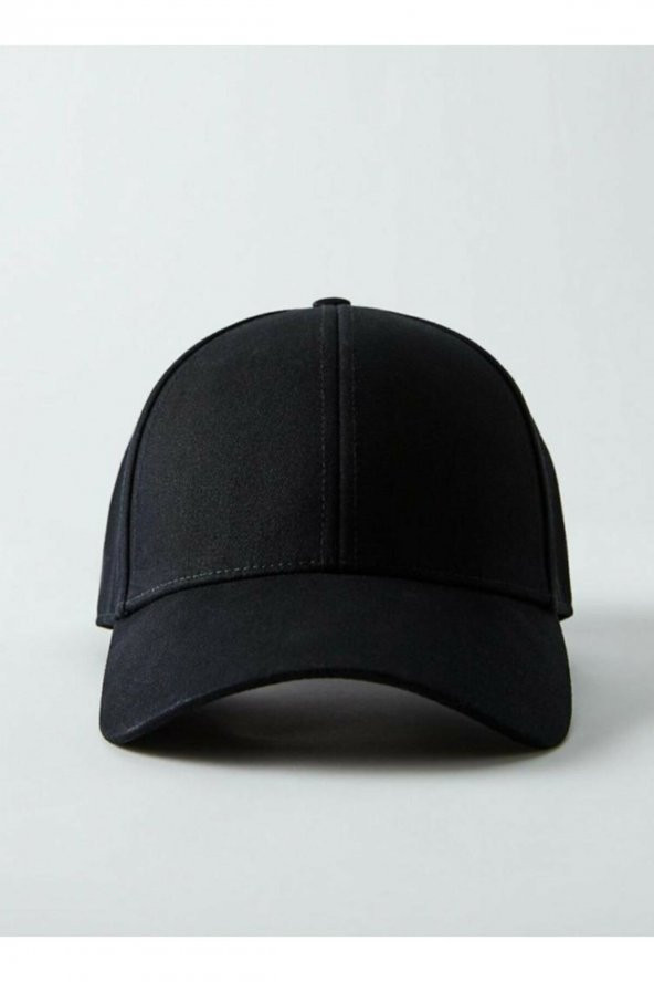 Cesi Collection Unisex  Arkası Ayarlı Kep Şapka Siyah