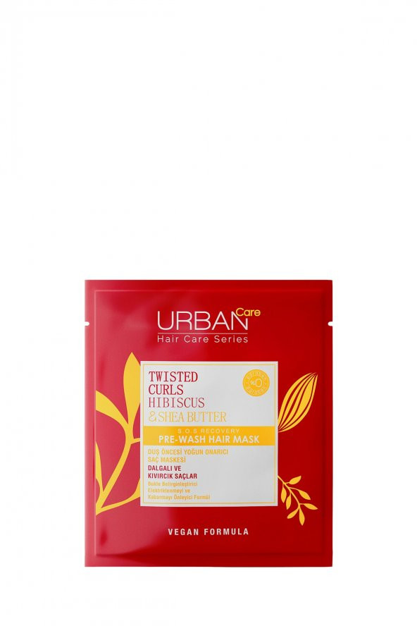 Urban Care Hibiscus&shea Butter Kıvırcık Ve Dalgalı Saçlar Duş Öncesi Saç Bakım Maskesi 50ml-vegan