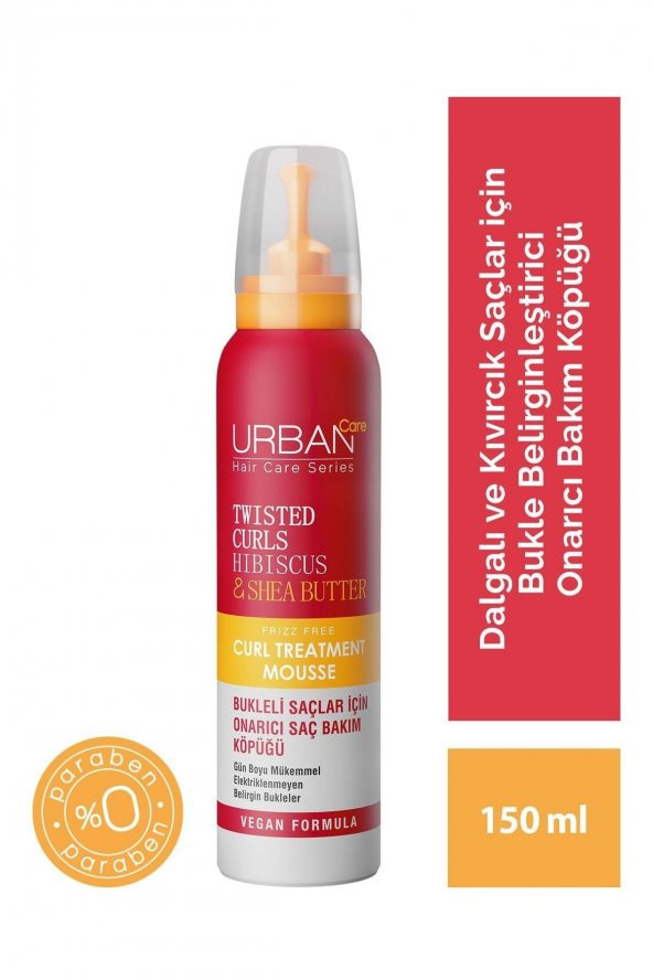 Urban Care Shake N Repair 7 / 24 Twisted Curl Hibiscus & Shea Butter 150 Ml