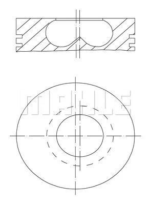 PISTON SEGMAN 84.50mm BMW B37 B47 F10 F20 F30 F40 G20 G30 G22 F32 F34 F36 G32 G11 F48 F15 MINI F54 F55 F56 F57 F60