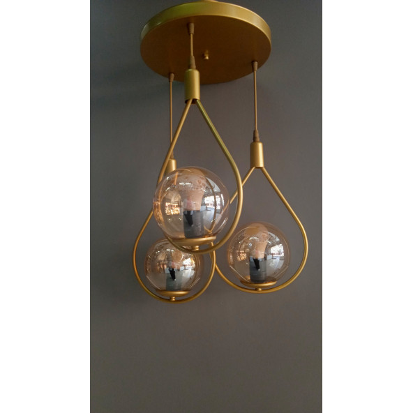 GOLD DAMLA SARKIT AVİZE