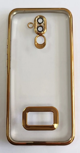Huawei Mate 20 Lite Uyumlu Yumuşak Şeffaf Lazer Kenarlı Kılıf - Resim 4