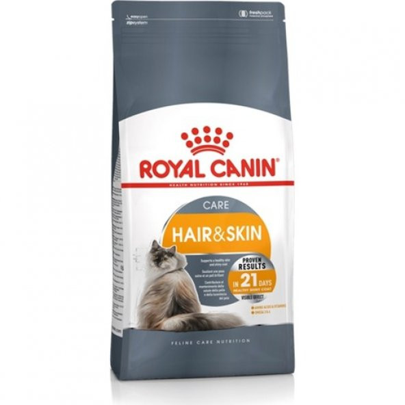 Royal Canin Hair and Skin Care 2 kg Hassas Deri Sahibi Kediler için Mama - 1