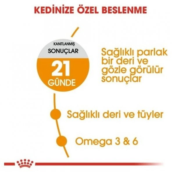 Royal Canin Hair and Skin Care 2 kg Hassas Deri Sahibi Kediler için Mama - 5