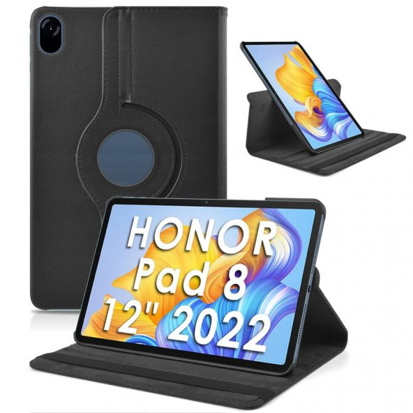 Honor Pad 8 12 inç Kılıf 360 Dönebilen Standlı Case