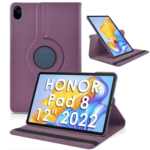 Honor Pad 8 12 inç Kılıf 360 Dönebilen Standlı Case - 6