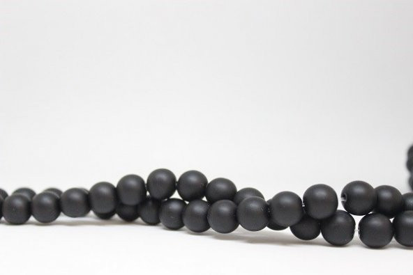 Onix (Oniks) Taşı Mat YARIM Dizi 12mm (18cm uzunluğundadır) - Resim 2