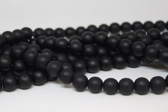 Onix (Oniks) Taşı Mat YARIM Dizi 12mm (18cm uzunluğundadır) - Resim 3