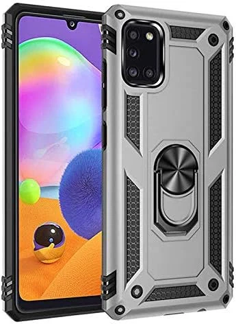 Samsung Galaxy A31 Uyumlu Tank Kılıf Yüzüklü Standlı Yüksek Koruma ürün görseli 1