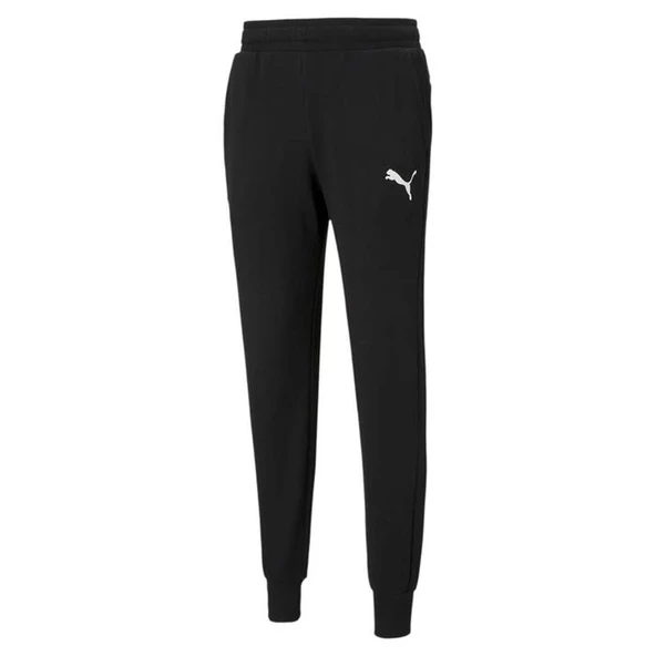 Puma Essential Logo Erkek Siyah Günlük Stil Eşofman Altı 58671651 - 4