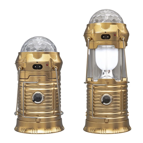 Powermaster Renkli Şarjlı Kamp Lambası Işıldak Aydınlatma Askı Aparatlı Kamp Piknik Aydınlatması - 2