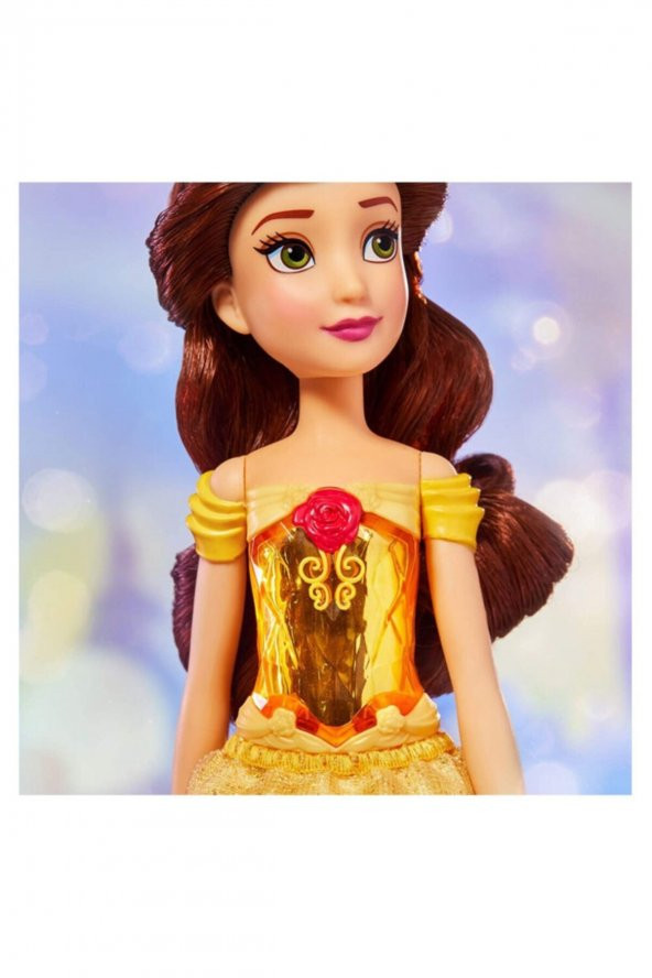 Disney Princess Royal Shimmer Belle F0882-f0898 - Resim 4
