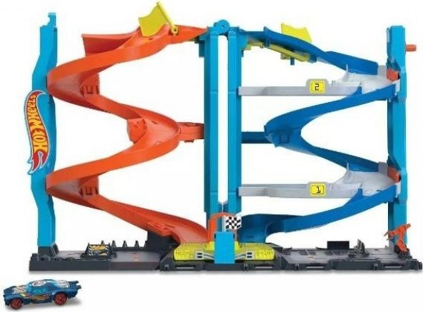 Hot Wheels Dönüşen Heyecanlı Yarış Kulesi HKX43 Lisanslı Ürün