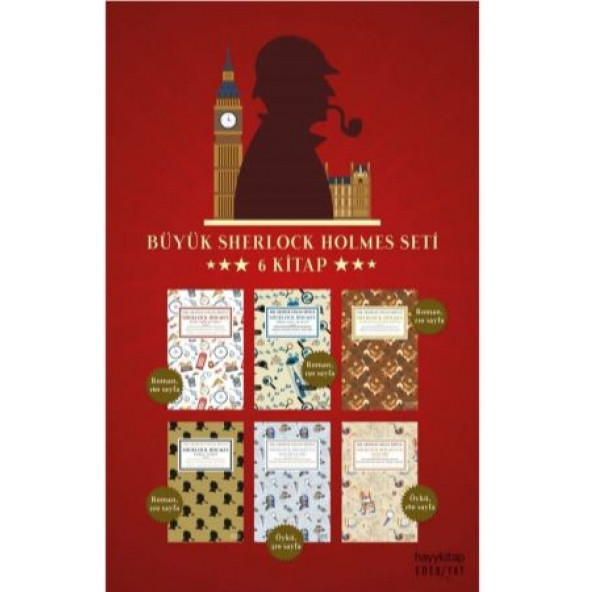 Büyük Sherlock Holmes Seti (6 Kitap Takım) - Sir Arthur Conan Doyle