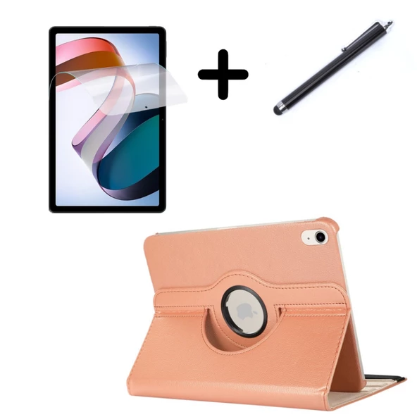 Honor Pad 8 12 inç Kılıf Dönen Tablet Kilifi Ekran Koruyucu+Kalem - 11