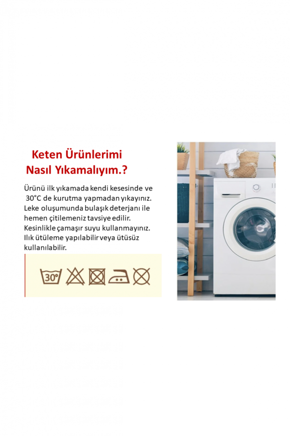 4Lü Amerikan Servis Ham Pamuk Örme Dantel Püsküllü (35x50) - 6