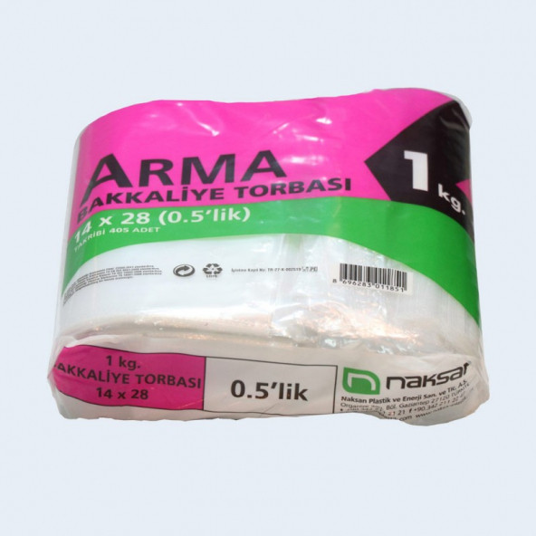 Bakkaliye torbası 0,5 1kg, 2kg, 3kg, 4kg, lık