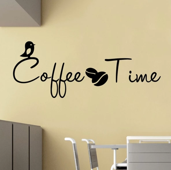 Cafe Restoran Dekorasyonu İçin Dekoratif Sticker Çıkartma