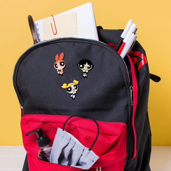 Bubless 3 lü Ahşap Mini Rozet - 1