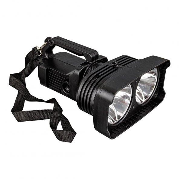 POWERMASTER W5123 SÜPER PARLAK PİLLİ - ŞARJLI - 4 FARKLI MOD SEÇENEKLİ BATTAL BOY EL FENERİ - 2