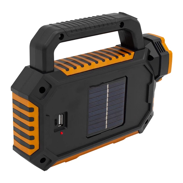 POWERMASTER HS-8029-7-B 3 ÇALIŞMA MODLU 6 COB LEDLİ TAŞINABİLİR SOLAR LAMBA - 2