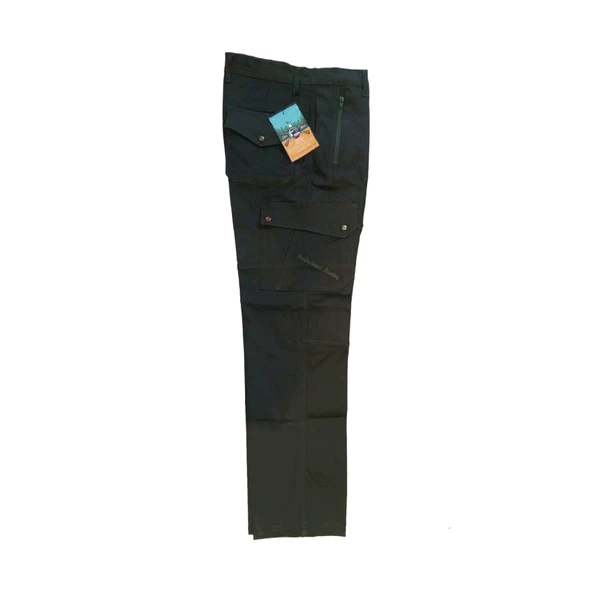 Black Hunter Taktikal Yan Cep Fermuarlı Koyu Yeşil Pantolon - 2
