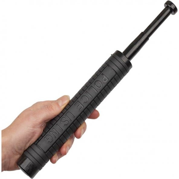 BİL-TEK SHOP Outdoor Çelik Police Jop Teleskopik Profesyonel Polis Jopu