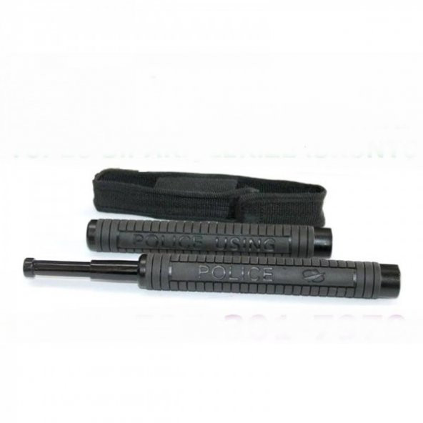 BİL-TEK SHOP Outdoor Çelik Police Jop Teleskopik Profesyonel Polis Jopu - 2
