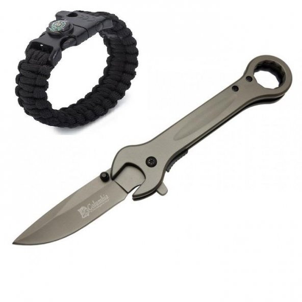 BİL-TEK SHOP Outdoor Anahtar Çakı Titanyum 8000-B 19 CM