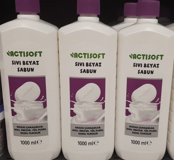 SIVI BEYAZ SABUN ACTISOFT 1000 ML *3 LÜ PAKET