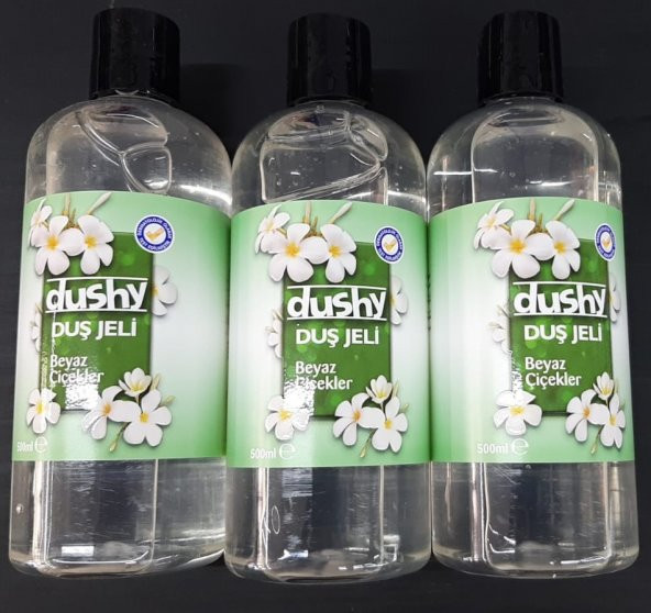 DUSHY DUŞ JELİ BEYAZ ÇİÇEKLER 500 ML 3 LÜ PAKET