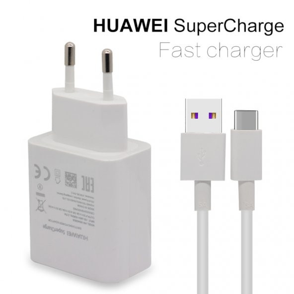 Orjinal Huawei Y5C Super Charge 4A 40W Hızlı Şarj Cihazı ve Micro USB Data Kablosu