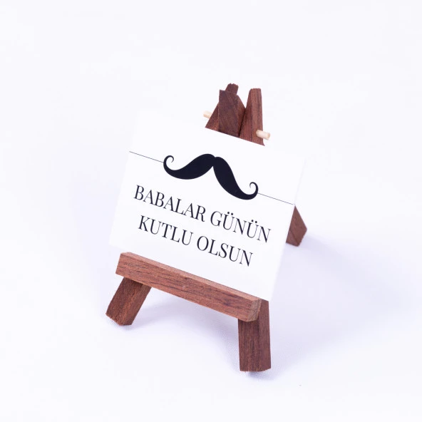 Tebrik kartı, Babalar Günün Kutlu Olsun, 6,5 x 8,5 cm  50 adet