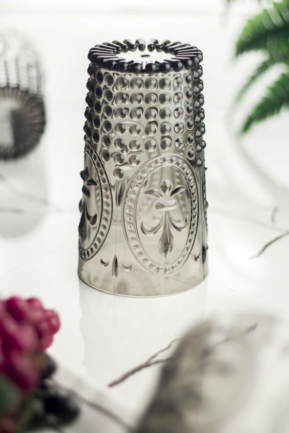 Akrilik Füme Tekli Uzun Bardak & Su Meşrubat Bardağı 750 ml ( Büyük Boy & Cam Değildir ) - Resim 3