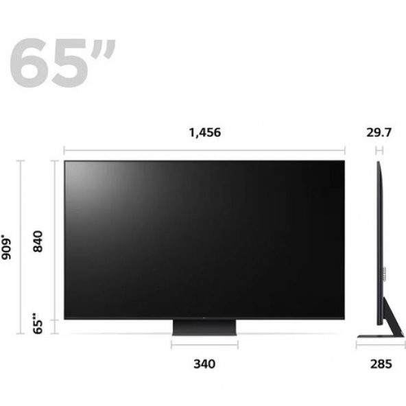 LG 65UR91006 65" 165 Ekran Uydu Alıcılı 4K Ultra HD Smart webOS LED TV - 4