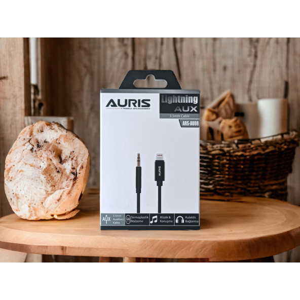 Auris İPhone Uyumlu Lightning 3.5mm Aux Çevirici Kablo
