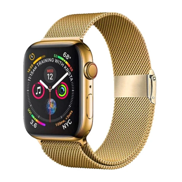 E2M APPLE WATCH 42-44-45-49MM KRD-31 METAL GOLD KORDON