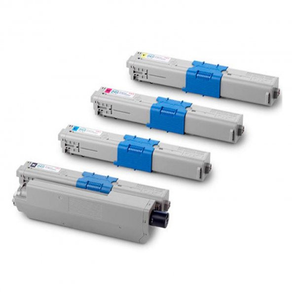 Ekoset oki C310 uyumlu 4 Renk Muadil Toner Kartuş