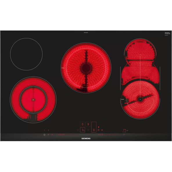 Siemens ET875LMV1D Siyah Seramik Elektrikli Ankastre Ocak