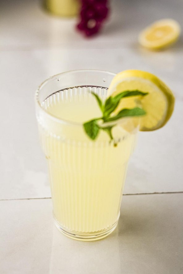 Akrilik Şeffaf Tekli Uzun Bardak & Su Meşrubat Bardağı 400 ml ( Cam Değildir ) - Resim 2