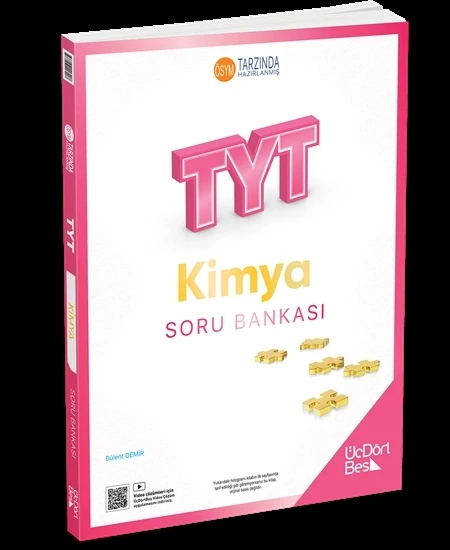 Üçdörtbeş Yayınları TYT Kimya Soru Bankası Yeni ürün görseli