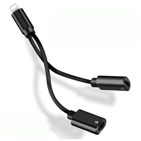 Lightning Kulaklık Şarj Çoklayıcı Çevirici Dönüştürücü Adaptör - 2
