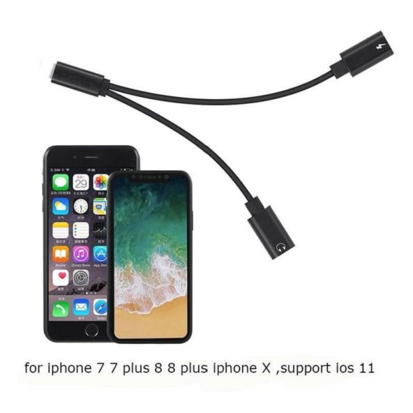 Lightning Kulaklık Şarj Çoklayıcı Çevirici Dönüştürücü Adaptör - 4