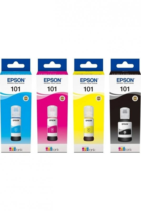 Epson Ecotank l6170 Uyumlu 4 Renk 101 Mürekkep - 2