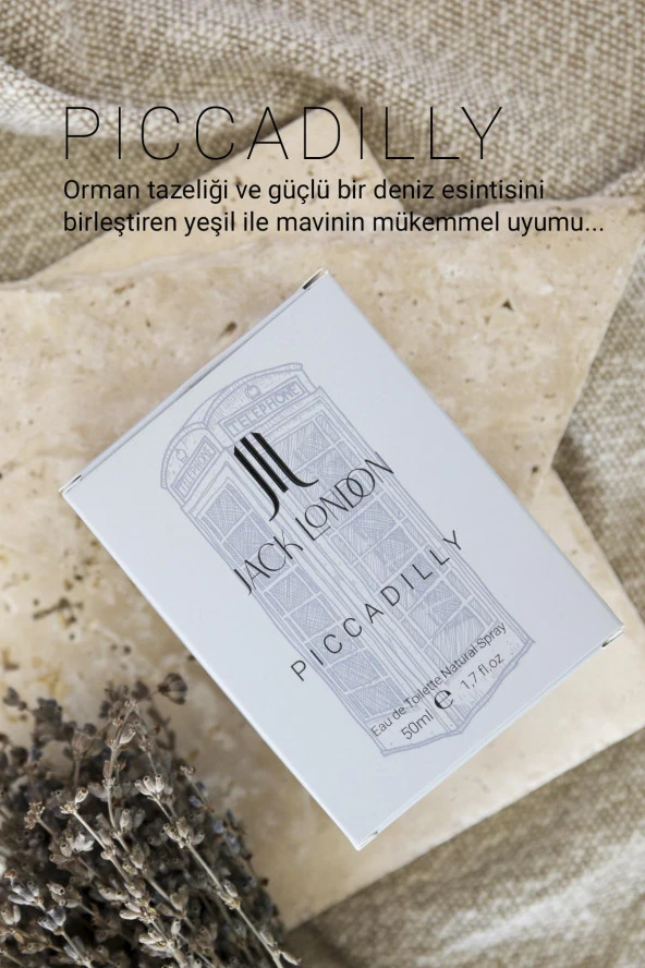 Jack London Eau De Toilette Piccadilly 50 ml EDT Erkek Parfüm - 5