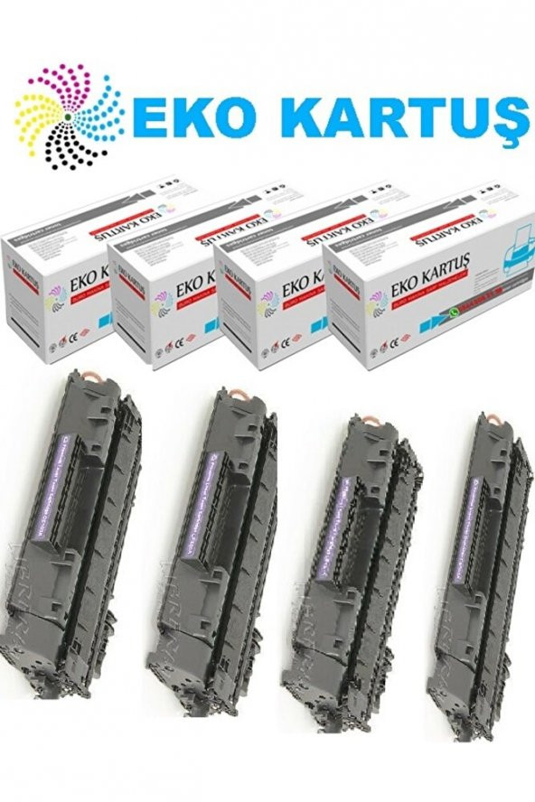 Hp Laserjet 1320nw Ekonomik Avantajlı 4lü Paket Toner