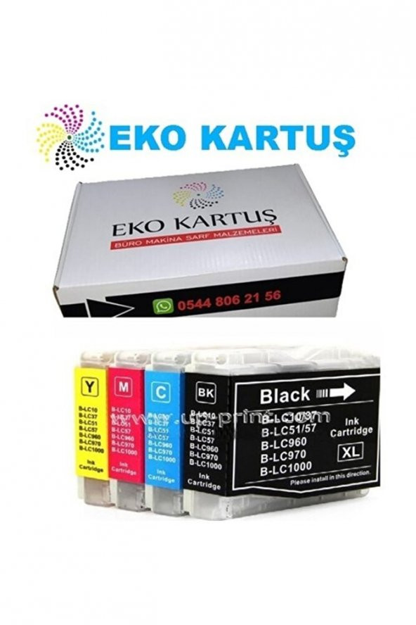 Brother Mfc-5860cn 4 Renk Muadil Kartuş, - 2
