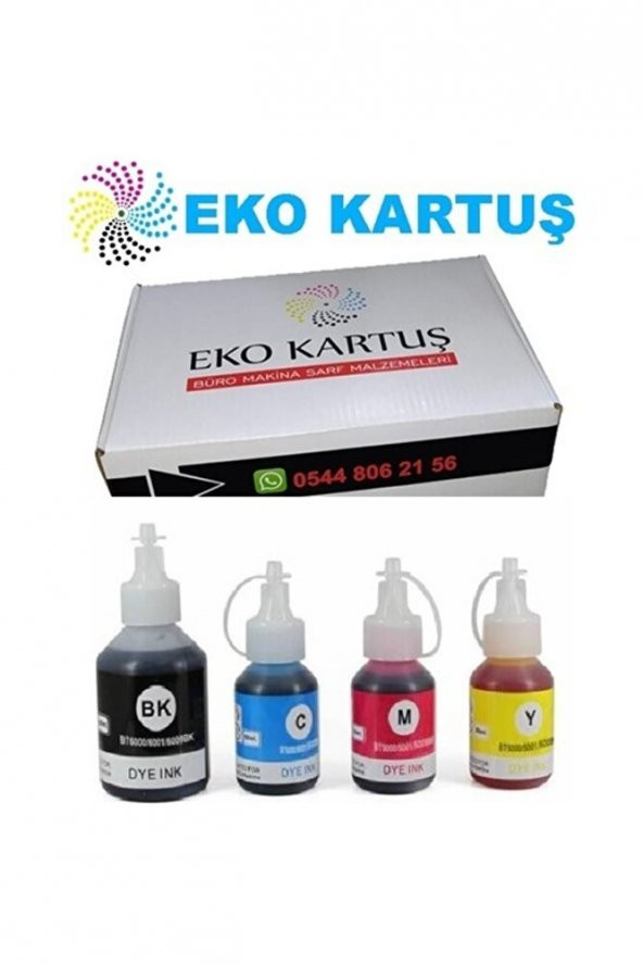 Brother Dcp-t500w 4 Renk Muadil Mürekkep, - 2