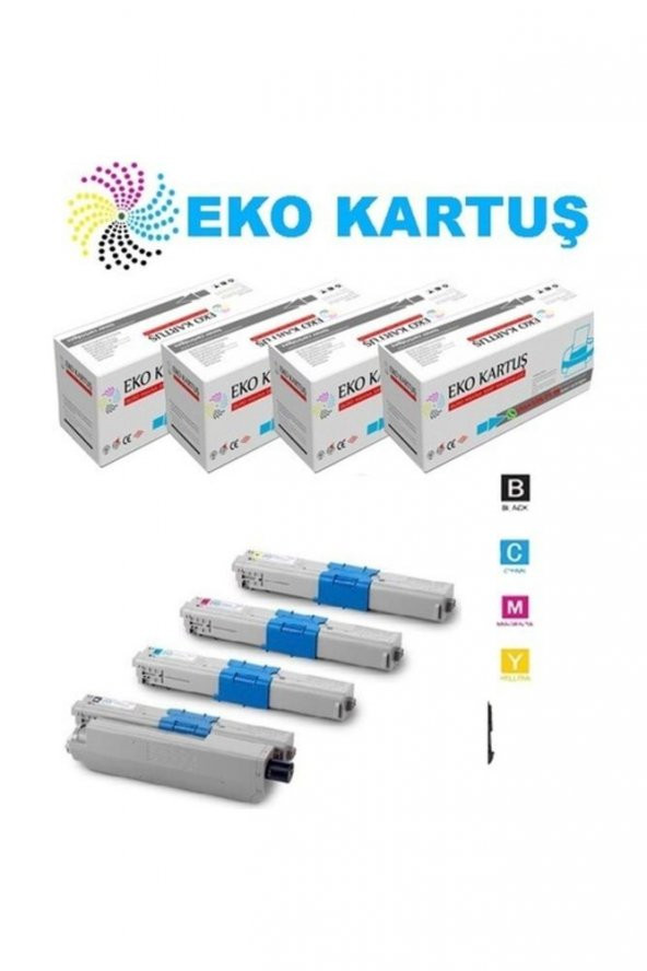 Oki Mc562w Muadil 4 Renk Toner, - 1